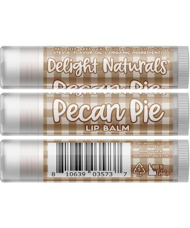 Pecan Pie Lip Balm - Set of Three | Moisturizing & Flavorful | International Shipping Available - Buy Online on GoSupps.com