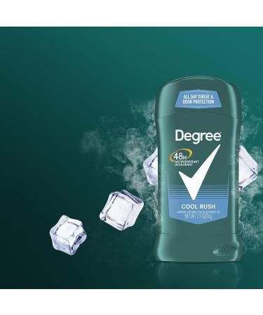 Degree Men Cool Rush Antiperspirant Deodorant Stick 2.7 oz - 2-Pack | 48-Hour Odor Protection for Men - Buy Online on GoSupps.com