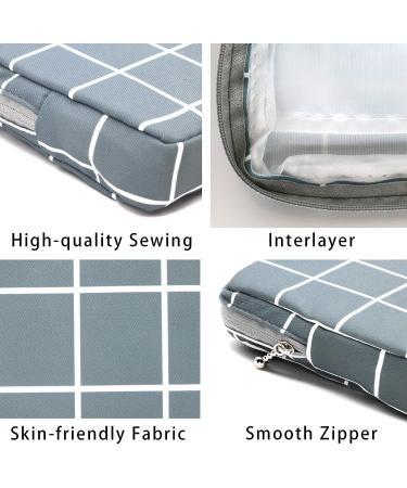 Period Bag for Teen Girls Sanitary Napkin Storage Bag Portable Menstrual Pad Tampon Zipper Bags Pouch Feminine Menstruation First Period Bag for Teen Girls Ladies (Grey Plaid) A_Gray Plaid - Buy Online on GoSupps.com