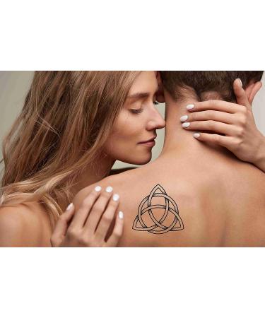Dopetattoo Witchy Knot Temporary Tattoos - Set of 6 Sheets for Neck, Arm, Chest - Unisex Body Art for Adults - Buy Online on GoSupps.com