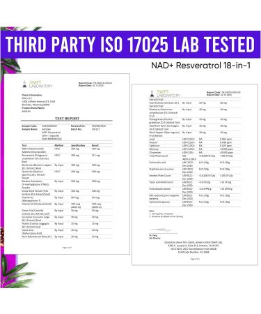 Adndale Liposomal NAD Supplement. Longevity Formula NMN Supplement Alternative. 90CT Advanced NAD+ Resveratrol NAD Resveratrol 90 Count (Pack of 1) - Buy Online on GoSupps.com