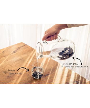 Black Tourmaline Water Stones - 100% Natural Raw Schorl | 300g Lebensquelle Plus | International Shipping - Buy Online on GoSupps.com