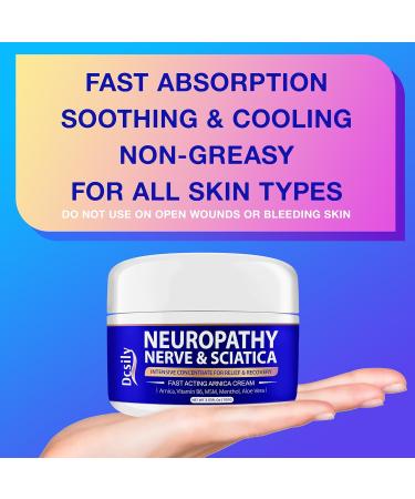 Neuropathy Nerve Relief Cream with Arnica & Vitamin B6 | Effective Pain Relief for Hands Feet Legs Back & Neck - Fast Shipping Internationally - Buy Online on GoSupps.com