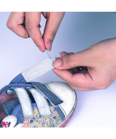 White Sew On Hook and Loop Tape Fastening - 5/8'' x 10M Nylon Fabric Tape - Buy Online on GoSupps.com