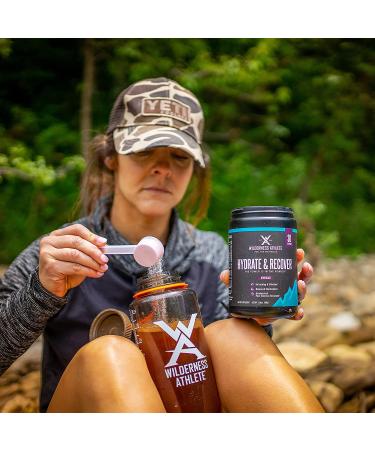 Wilderness Athlete Hydrate & Recover - Electrolyte Drink Mix with BCAAs and 1000mg Vitamin C - Grape Flavored Hydration Powder - 30 Servings - Buy Online on GoSupps.com