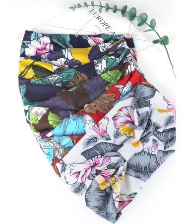 Kavya Women's Headbands UK | Boho Soft Hair Bands for Yoga and Fashion | Elastic Hair Accessories (Elegant) Multi-Colored - Buy Online on GoSupps.com