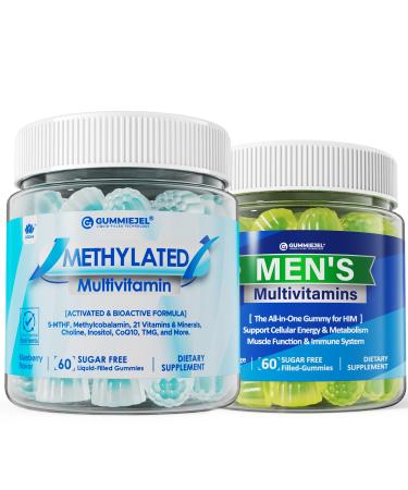 Methylated Multivitamn Gummies 1 Pack + Mens Multivitamin Gummies 1 Pack