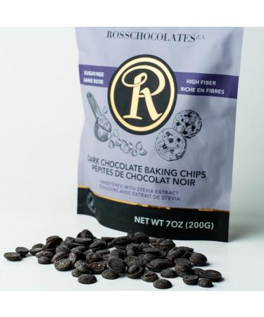 Ross Chocolates Chocolate Baking Chips No Sugar Added (Milk Chocolate) - Sugar Free Chocolate Chips: Perfect for Keto Diets and Zero Sugar Treats. - Buy Online on GoSupps.com