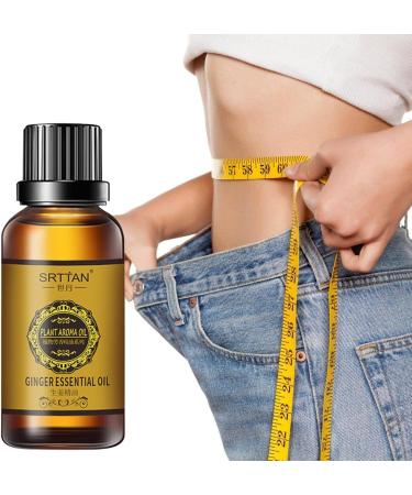 Abdominal Drainage Ginger Oil 10ml - Natural Slimming & Lymphatic Essential Oil for Body Massage - Buy Online on GoSupps.com