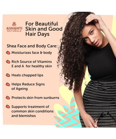 Ashanti Naturals Bouffants Bundle - Creamy Yellow Shea Butter (15oz) | African Black Soap Bar (8oz) - Buy Online on GoSupps.com