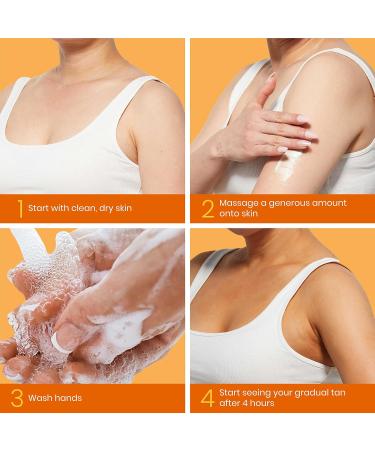 JOAH Beauty Golden Daze Sunless Tanning Body Butter - Glow Self Tanner Lotion for Face & Body with Jojoba Oil - Gradual Natural Tan & Hydrating Moisturizer - 4.1 Oz - Buy Online on GoSupps.com