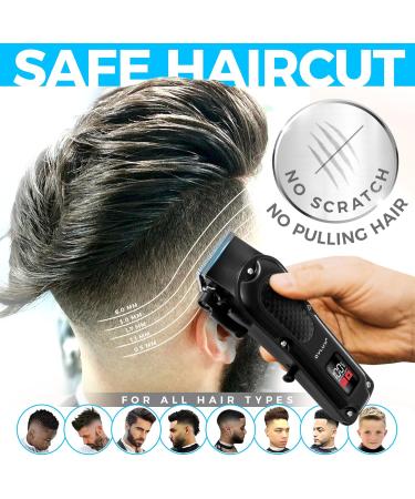 OVLUX Cordless Hair Clippers for Men - Professional Rechargeable Barber Clippers for Precision Grooming - Buy Online on GoSupps.com