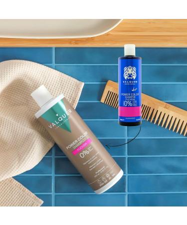 Valquer Laboratorios Valquer PowerColor Vegan SulfateFree Shampoo Color Enhancer For Colored Hair 400 ml Color Protection - Buy Online on GoSupps.com