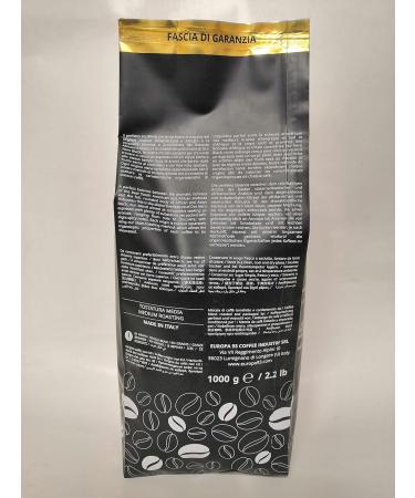Oro Nero Black Caff in Grani Espresso tostatura 8/10 50% arabica Selezione di Chicchi di Caff made in Italy pacco da 1 kg  - Buy Online on GoSupps.com