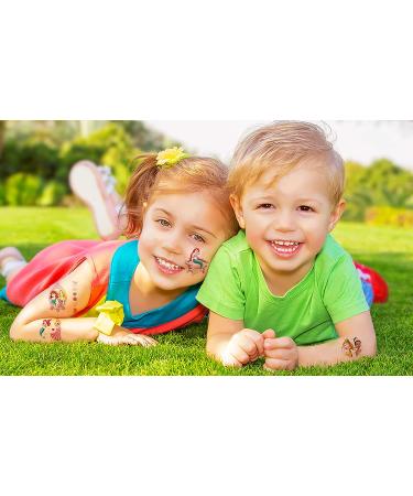 Princess Temporary Tattoos - 60PCS Party Favors for Kids | Cute Cartoon Stickers for Girls & Boys Birthday Party Supplies - Buy Online on GoSupps.com