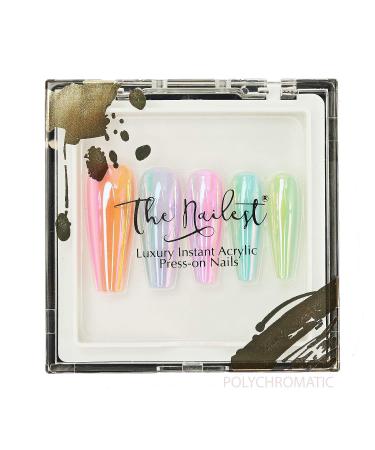 The Nailest Instant Luxury Long Coffin Press-on Nails - Polychromatic - Buy Online on GoSupps.com