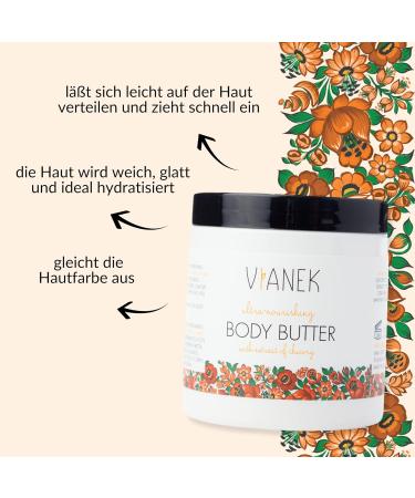 VIANEK Intensively Nourishing Body Butter - Natural Cocoa Butter Cream for Women & Men | 250ml | Shop Internationally - Buy Online on GoSupps.com