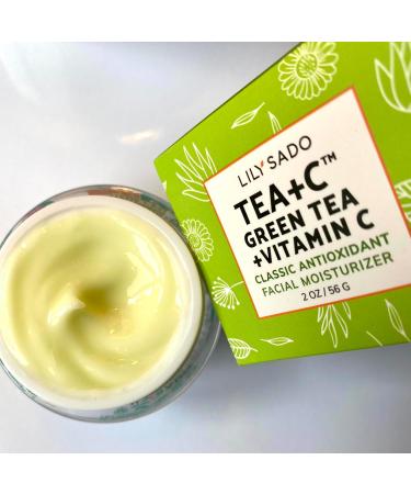 LILY SADO TEA+C Green Tea & Vitamin C Moisturizer | Antioxidant Anti-Aging Lotion - Hydrates & Firms Skin for Men & Women - Buy Online on GoSupps.com
