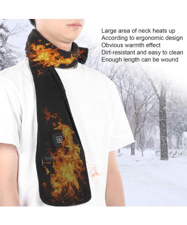 Flexman Heated Scarf - USB Fleece Neck Warmer (47.2x5.9 in) with 3 Temperature Settings for Outdoor Winter Activities - Buy Online on GoSupps.com