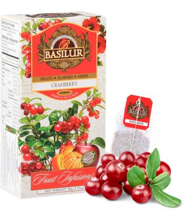 sarciaeu BASILUR Fruit Infusions Fruit tea without caffeine with cranberry and lemon aroma 25x2g x1 - Buy Online on GoSupps.com