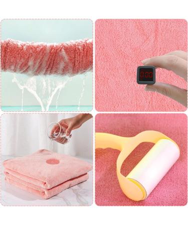 Funmo Baby Hooded Towel 70x140 cm - Soft Super Absorbent Bath Towel for Toddlers (0-5 Years) - Cute Pink Design - Buy Online on GoSupps.com