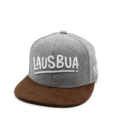 Du Hirsch Bavarian Snapback Cap Lausbua One Size L Light Grey