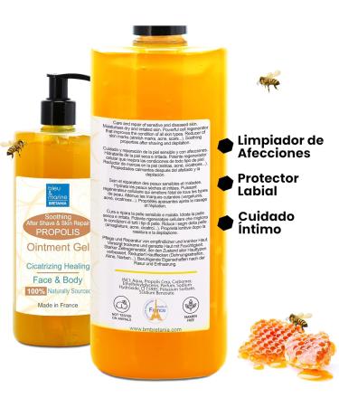 Pyrenees Care Balm Healing Gel Propolis Rescue Ointment Antimicrobial Properties Accelerates Healing Antioxidant Soothing and Moisturizing Cracks Acne Gel 500 ml - Buy Online on GoSupps.com