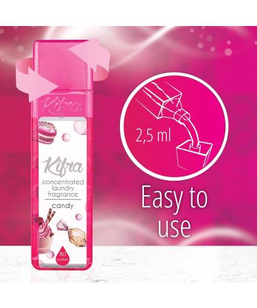 KIFRA CANDY 200ml Concentrated Laundry Fragrance - 80 Washes - Buy Online on GoSupps.com