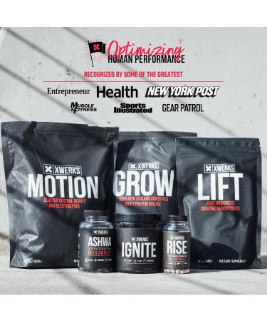 Xwerks Grow 100% New Zealand Grass-Fed Whey Protein - 23g Pure Isolate All-Natural Paleo & Keto-Friendly Gluten-Free (Peanut Butter Flavor) - 30 Servings - Buy Online on GoSupps.com