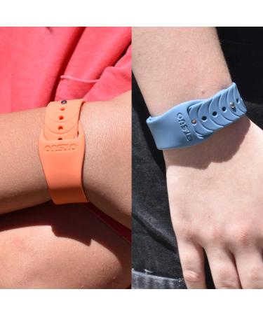 Otsuo Nausea Relief Wristband - Anti-Nausea Acupressure Bands for Motion, Sea & Morning Sickness (Steel Blue) - Buy Online on GoSupps.com