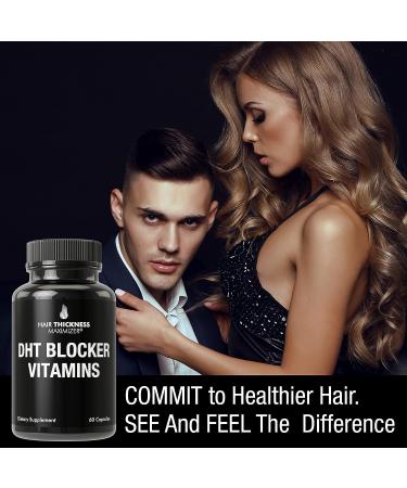 DHT Blocker Hair Growth Pills for Men and Women - Stop Hair Loss and Support Regrowth with 5-in-1 Formula including Biotin, Saw Palmetto, Fenugreek, and Fo Ti - Hair Thickening Supplement - Buy Online on GoSupps.com