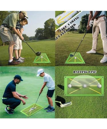 Golf Training Mat for Swing Detection and Path Feedback Improve Your Stroke Posture and Analysis | Indoor/Outdoor Golf Hitting Equipment - Buy Online on GoSupps.com