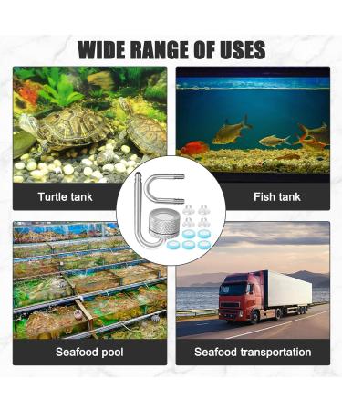 VAILEAL CO2 Diffuser for Aquariums - Oxygen Atomizer with Suction Cups & U-Pipe | Ideal for All Aquarium Types - Buy Online on GoSupps.com