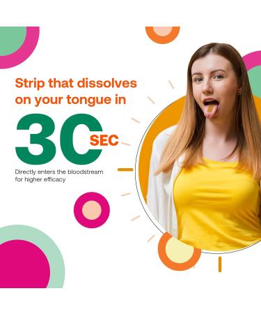 OQO Dissolvable Curcumin Strips - 30 Oral Thin Strips, Vegan, Sugar Free, Orange Flavour - Buy Online on GoSupps.com