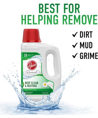 Hoover Renewal Deep Cleaning Carpet Shampoo 64oz - AH30924 | Concentrated Machine Cleaner Solution for White Carpets - Buy Online on GoSupps.com