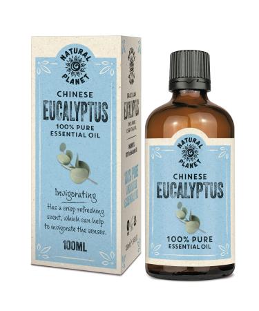 Natural Planet Eucalyptus Essential Oil Therapeutic Grade Pure 100% Pure & Undiluted Cruelty Free Chinese Eucalyptus