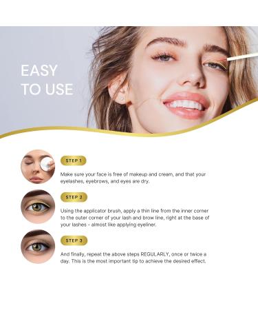Hues Premium Eyelash Serum - Achieve Fuller Longer & Thicker Lashes | 5ML Lash Enhancing Serum for Natural Beauty - Buy Online on GoSupps.com
