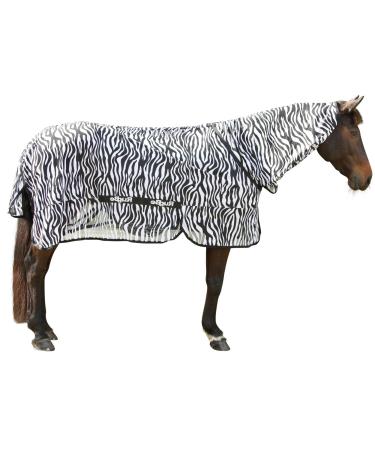 KERBL RugBe Zebra fly rug eczema blanket horse blanket with neck part 155cm - Buy Online on GoSupps.com