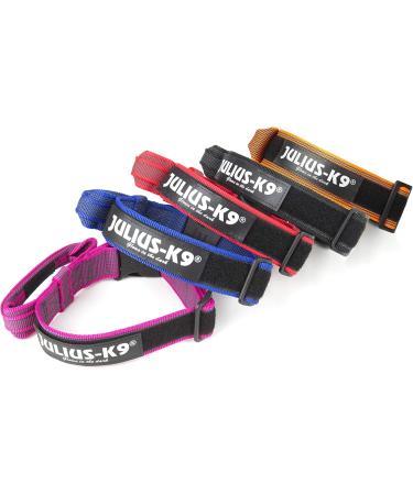 Shop Julius-K9 100HA-K-R-2015 Adjustable K9 Neck Band - Red-Gray with Handle Safety Closure 38-53 cm - International Shipping - Buy Online on GoSupps.com