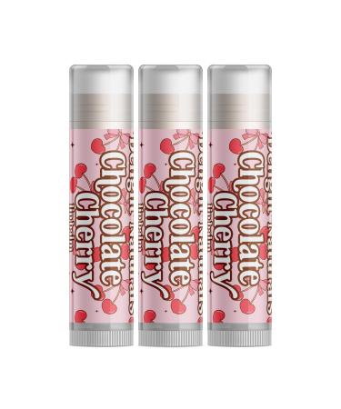 Delight Naturals Valentines Day Lip Balm - Chocolate Cherry - Set of Three
