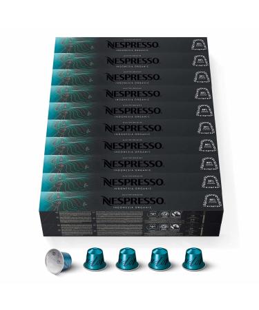 Nespresso Nespresso Original 200 Capsules Indonesia Organic Intensity 8 For Espresso & Lungo (20 packs of 10)