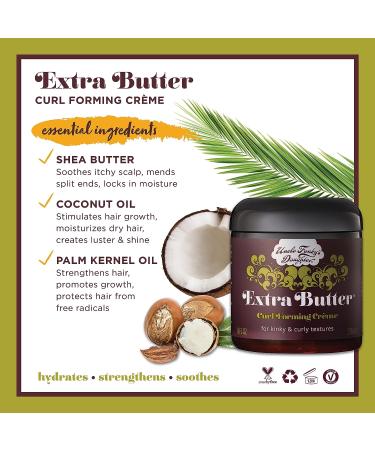 Extra Butter Curl Forming Creme 8 oz - Hydrating Hair Styling Cream - Buy Online on GoSupps.com