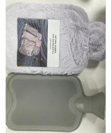 BOLEi 2L Hot Water Bottle with Luxury Faux Fur Cover - Leakproof Neck & Shoulder Pain Relief - Purple - Buy Online on GoSupps.com