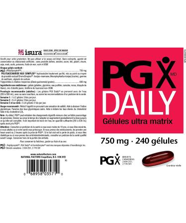 Buy PGX Daily Ultra Matrix Softgels 750 mg - 240 Count | Natural Factors for Weight Management - Buy Online on GoSupps.com