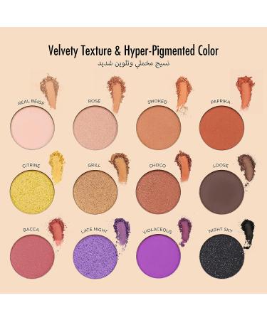 BEPHOLAN Eyeshadow Palette - 12 Colors Matte and Shimmer Nude Smokey Eye Makeup, Long Lasting & Waterproof - Buy Online on GoSupps.com