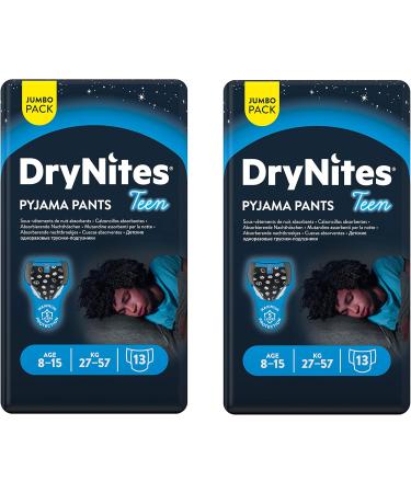 Huggies DryNites Night Pants for Boys 8-15 Years - Monthly Pack of 26 Ultra-Absorbent Comfortable & Secure - International Shipping Available - Buy Online on GoSupps.com