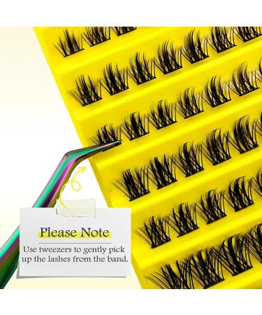 120 Pieces 8-16 mm Mixed Eyelashes Individual Clusters DIY Individual Cluster Lashes Individual Extensions Cluster Eyelashes Individual False Eyelashes for Individual Eyelashes at Home (C-curl 120P (8-16 mm) S07 - Buy Online on GoSupps.com