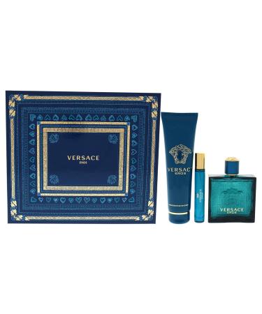 Versace Versace Eros Men 3 Pc GiftSet - Buy Online on GoSupps.com