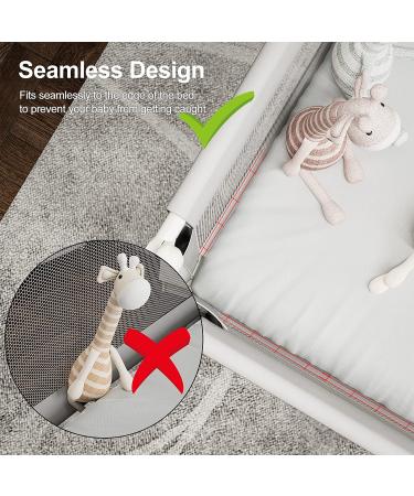 UMOMO Bed Rail for Toddlers  76-in Extra Long  Portable Safety Bed Guardrail w/Double Safety Child Lock  Baby Bed Rail Guard  Fit King & Queen Full Twin Size Bed Mattress (76 INCH  Gray) - Buy Online on GoSupps.com