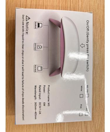 RSTYLE Mini UV LED Gel Nails Lamp - Portable 6W Pink Nail Dryer for All Nail Polishes - USB Powered - Buy Online on GoSupps.com